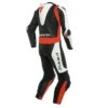 Dainese Laguna Seca 5 Zwart Wit Fluo Rood 1 Piece