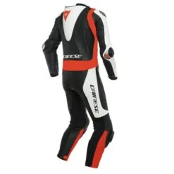 Dainese Laguna Seca 5 Zwart Wit Fluo Rood 1 Piece