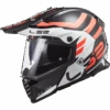 LS2 MX436 Pioneer Evo Adventurer Zwart Wit Adventure Helm