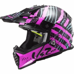 LS2 MX437 Fast Evo Verve Zwart Fluo Roze Crosshelm 10 LS2 MX437 Fast Evo Verve Zwart Fluo Roze Crosshelm -Motorfiets Accessoires Verkoop ls2 mx437 fast evo verve black fluo pink