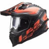 LS2 MX701 Explorer Alter Mat Zwart Fluo Oranje 06 Adventure Helm