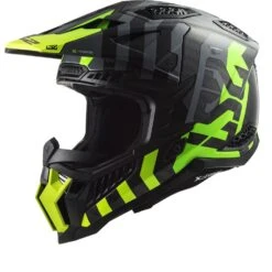 LS2 Mx703 C X-Force Barrier H-V Geel Groen Offroad Helm