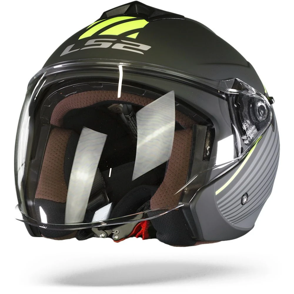 LS2 OF573 Twister II Luna Mat Zwart Titanium Jethelm 7 LS2 OF573 Twister II Luna Mat Zwart Titanium Jethelm - Afbeelding 5