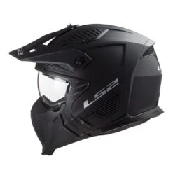 LS2 OF606 Drifter Solid Matt Black 06 Multi Helmet -Motorfiets Accessoires Verkoop ls2 of606 drifter solid matt black 06 5
