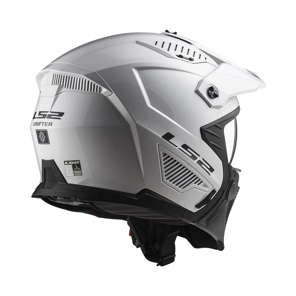 LS2 OF606 Drifter Solid Wit 06 Multi Helm 3 LS2 OF606 Drifter Solid Wit 06 Multi Helm