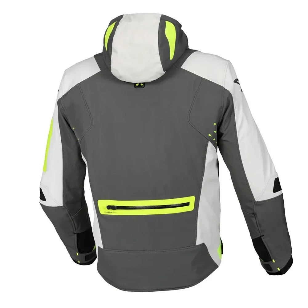 Macna Angle Grey Yellow Jackets Textile Waterproof 5 Macna Angle Grey Yellow Jackets Textile Waterproof - Afbeelding 3