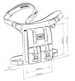 Artonvel Military Beentas -Motorfiets Accessoires Verkoop military sacoche de jambe3