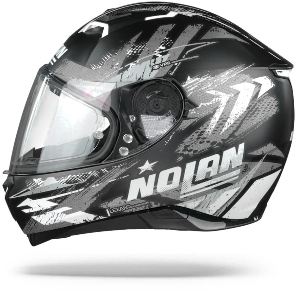 Nolan N87 Carnival 83 Flat Zwart Zilver Antraciet Integraalhelm 6 Nolan N87 Carnival 83 Flat Zwart Zilver Antraciet Integraalhelm - Afbeelding 4