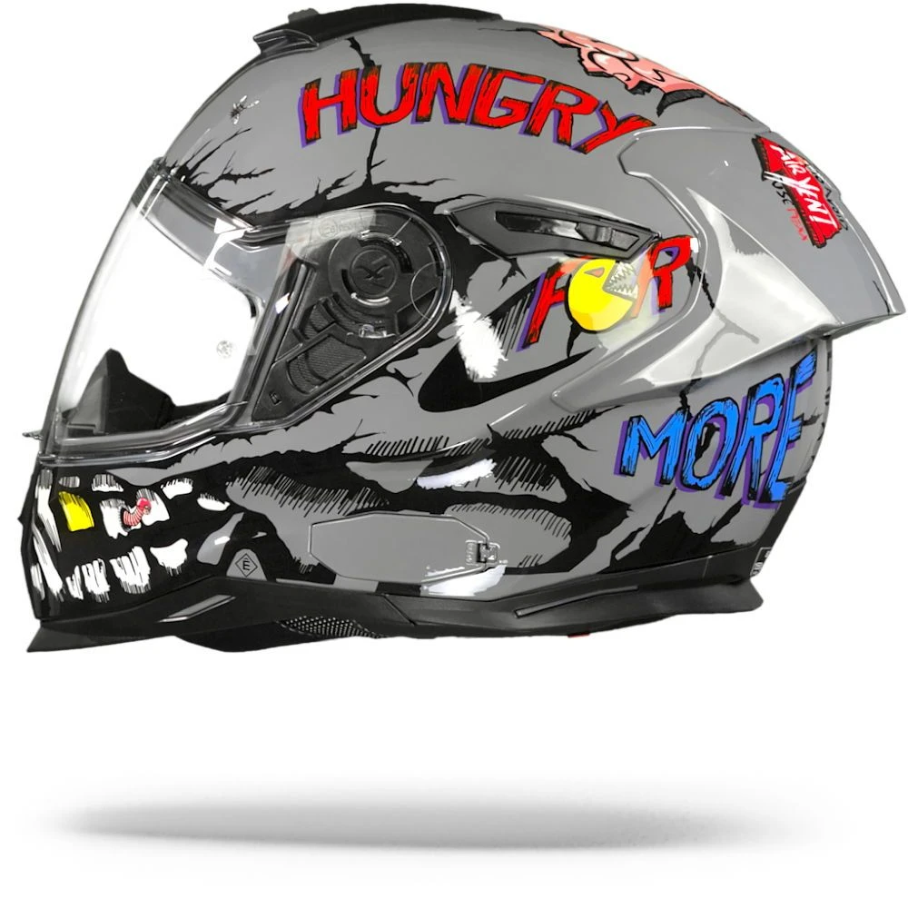 Nexx SX.100R Hungry Miles Nardo Grijs Integraalhelm 8 Nexx SX.100R Hungry Miles Nardo Grijs Integraalhelm - Afbeelding 6