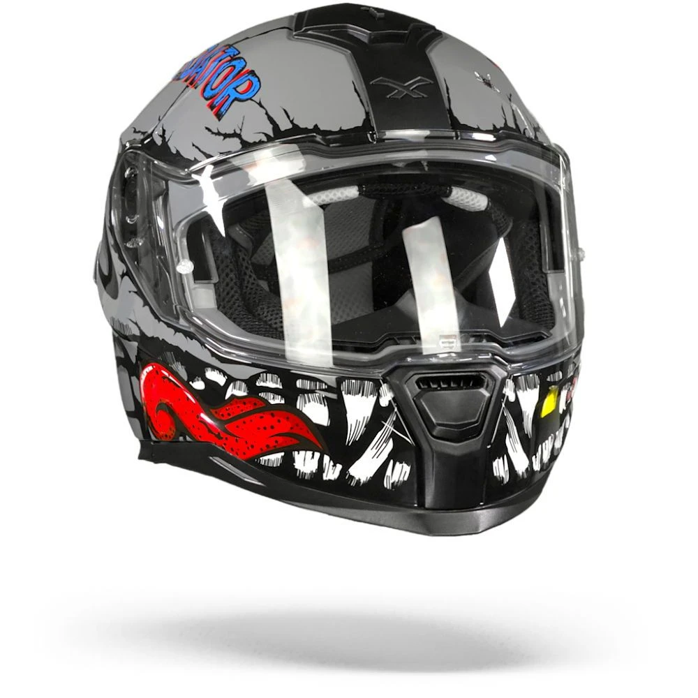 Nexx SX.100R Hungry Miles Nardo Grijs Integraalhelm 3 Nexx SX.100R Hungry Miles Nardo Grijs Integraalhelm