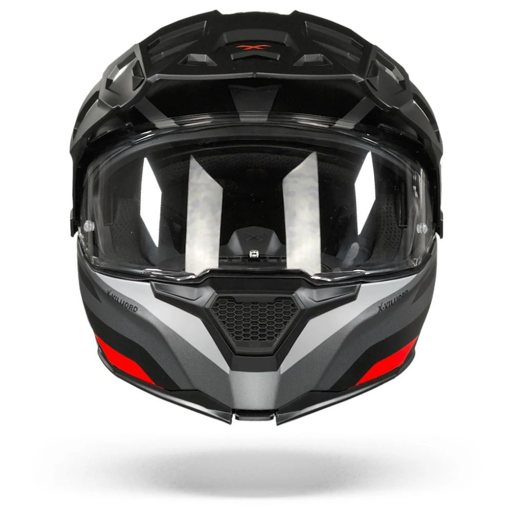 Nexx X.Vilijord Hiker Grijs Rood Mat Systeemhelm 4 Nexx X.Vilijord Hiker Grijs Rood Mat Systeemhelm - Afbeelding 2