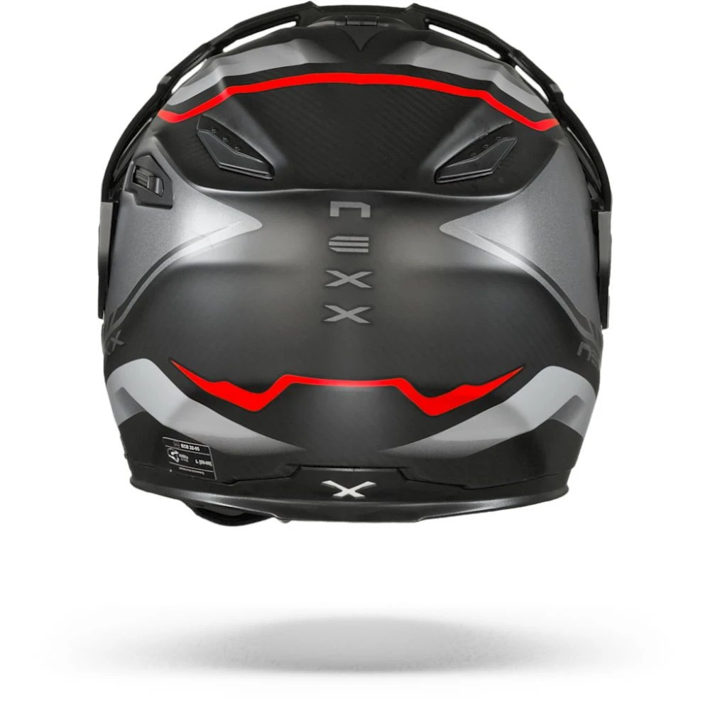 Nexx X.Vilijord Hiker Grijs Rood Mat Systeemhelm 7 Nexx X.Vilijord Hiker Grijs Rood Mat Systeemhelm - Afbeelding 5