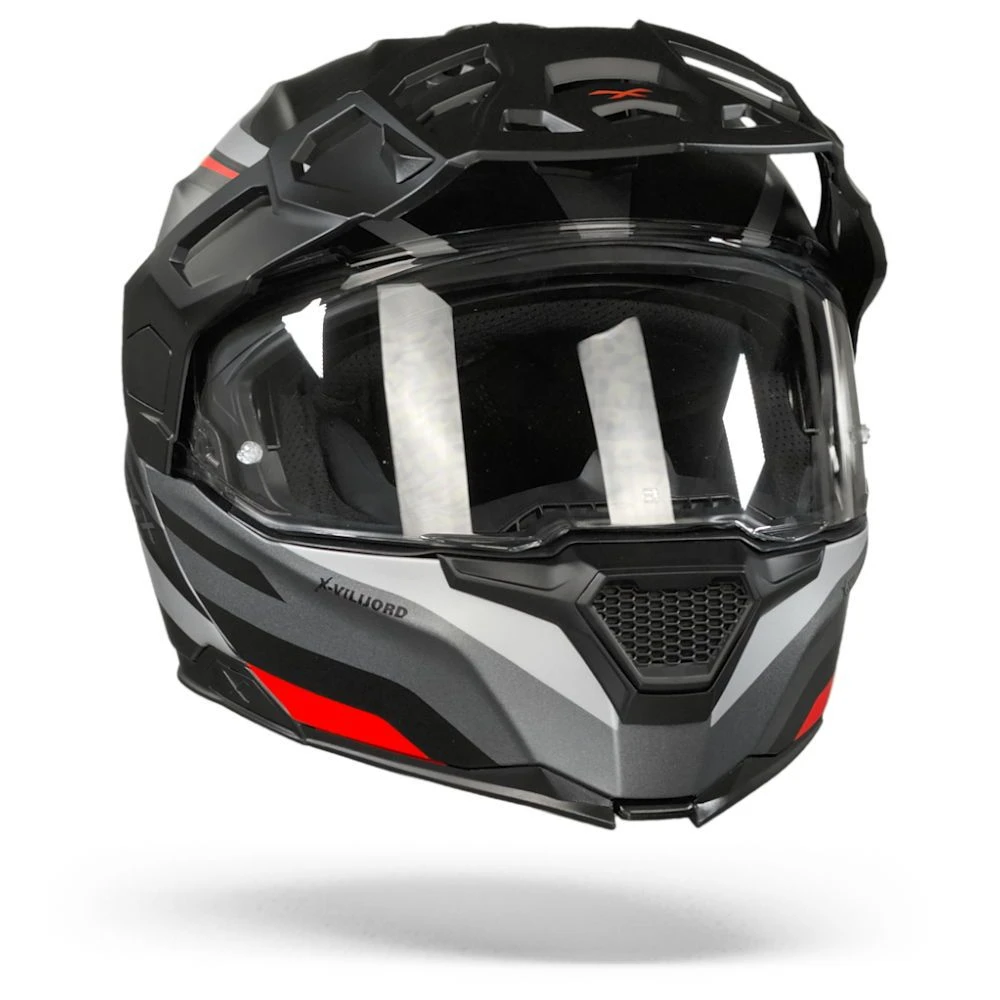 Nexx X.Vilijord Hiker Grijs Rood Mat Systeemhelm 6 Nexx X.Vilijord Hiker Grijs Rood Mat Systeemhelm - Afbeelding 4