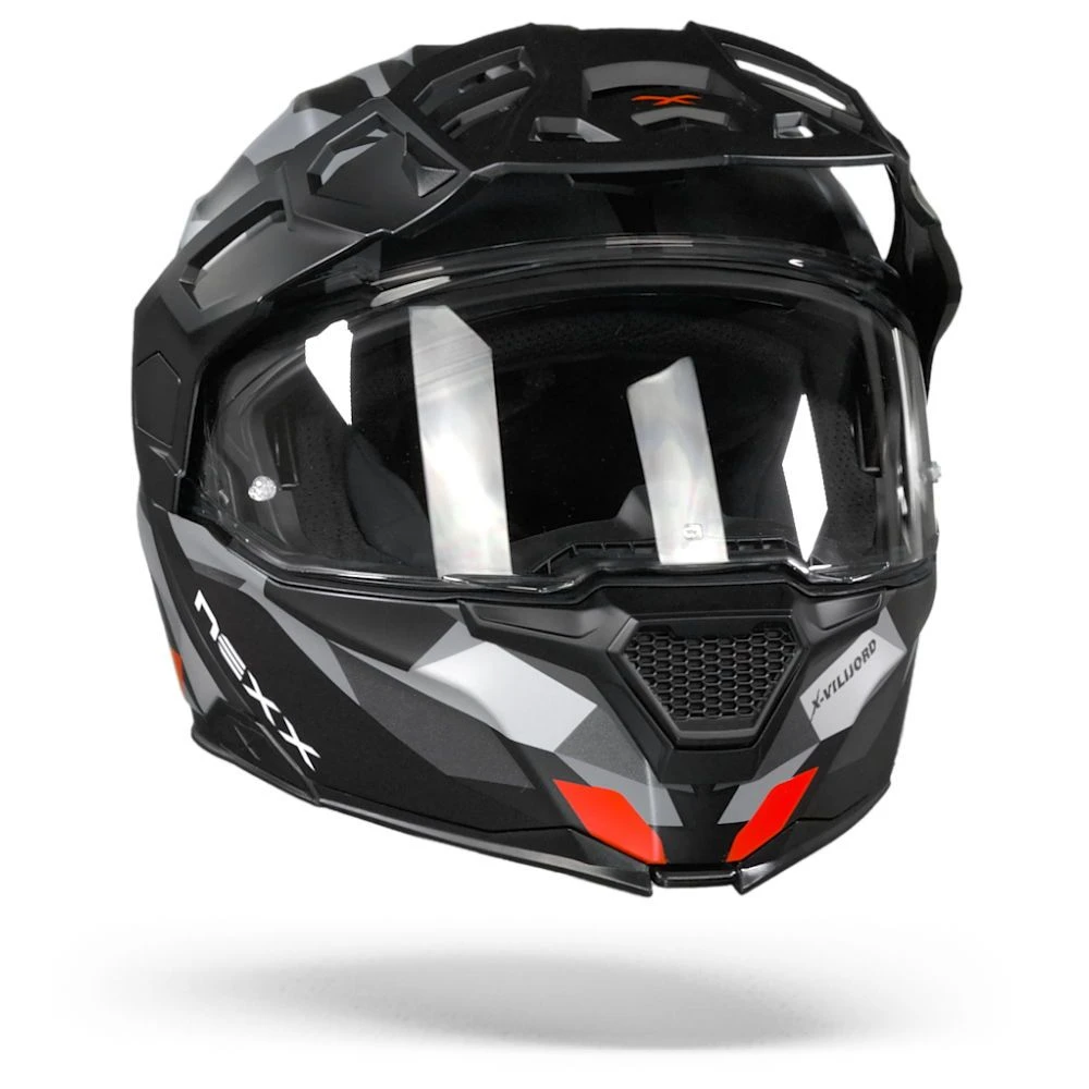 Nexx X.Vilijord Taiga Zwart Rood Mat Systeemhelm 4 Nexx X.Vilijord Taiga Zwart Rood Mat Systeemhelm - Afbeelding 2