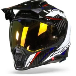 Nexx X.WRL Atika Wit Rood Adventure Helm -Motorfiets Accessoires Verkoop nexx x wrl atika white red frontpage