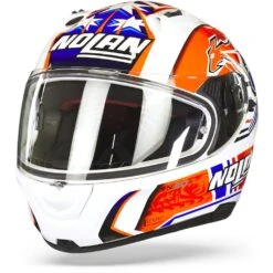 Nolan N60-6 Gemini Replica 50 C. Stoner Metal Wit Integraalhelm -Motorfiets Accessoires Verkoop nolan n60 6 gemini replica 50 frontpage