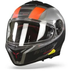 Nolan N80-8 Mandrake N-Com 47 Mat Lava Grijs Rood Integraalhelm -Motorfiets Accessoires Verkoop nolan n80 8 mandrake n com 47 frontpage