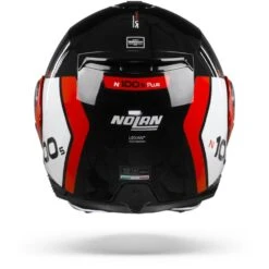 Nolan N100-5 Plus Distinctive 27 Glans Zwart Rood Wit Systeemhelm -Motorfiets Accessoires Verkoop nolann100 5plusdistinctive27glossyblackred.19