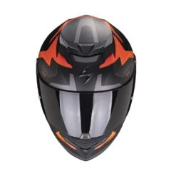 Scorpion Exo-520 Evo Air Elan Mat Zwart Oranje Integraalhelm 6 Scorpion Exo-520 Evo Air Elan Mat Zwart Oranje Integraalhelm -Motorfiets Accessoires Verkoop product foto 2 1