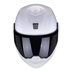 Scorpion Exo-Tech Evo Solid Wit Systeemhelm -Motorfiets Accessoires Verkoop product foto 2 10 5