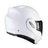 Scorpion Exo-Tech Evo Solid Wit Systeemhelm -Motorfiets Accessoires Verkoop product foto 4 4 5