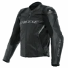Dainese Racing 4 Leather Jacket Black Black