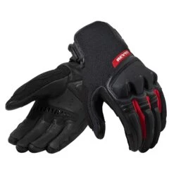 REV'IT! Duty Zwart Rood -Motorfiets Accessoires Verkoop rev it gloves duty black red