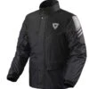 REV'IT! Rain Jacket Nitric 3 H2O Black -Motorfiets Accessoires Verkoop rev it rain jacket nitric 3 h2o black