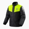 REV'IT! Rain Jacket Nitric 3 H2O Black Neon Yellow -Motorfiets Accessoires Verkoop rev it rain jacket nitric 3 h2o black neon yellow