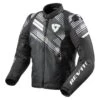 REV'IT! Jacket Apex TL Black White -Motorfiets Accessoires Verkoop revit apex tl jacket