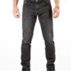 ROKKER Rokkertech Tapered Slim Zwart -Motorfiets Accessoires Verkoop rokker rokkertech tapered slim black motorcycle jeans