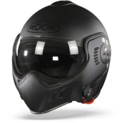 ROOF Boxer V8 Mat Zwart Systeemhelm -Motorfiets Accessoires Verkoop roof boxer v8 matt black frontpage