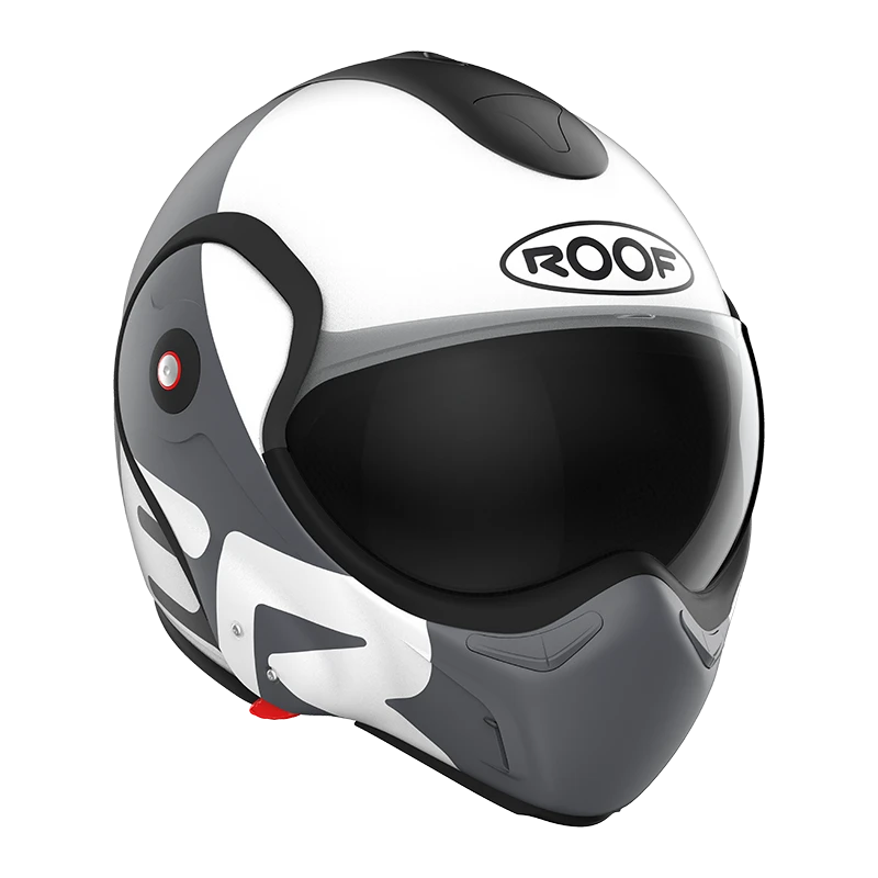 ROOF BoXXer Flag Mat Zwart Wit Systeemhelm 9 ROOF BoXXer Flag Mat Zwart Wit Systeemhelm - Afbeelding 7