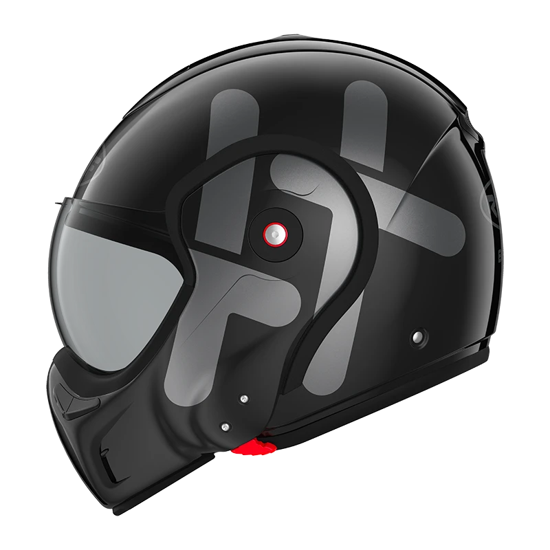 ROOF BoXXer Twin Zwart Metaal Systeemhelm 5 ROOF BoXXer Twin Zwart Metaal Systeemhelm - Afbeelding 3