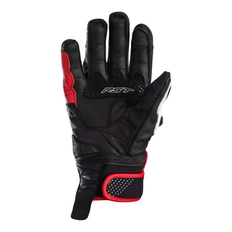 RST Freestyle 2 Ce Mens Glove Black White Red 3 RST Freestyle 2 Ce Mens Glove Black White Red