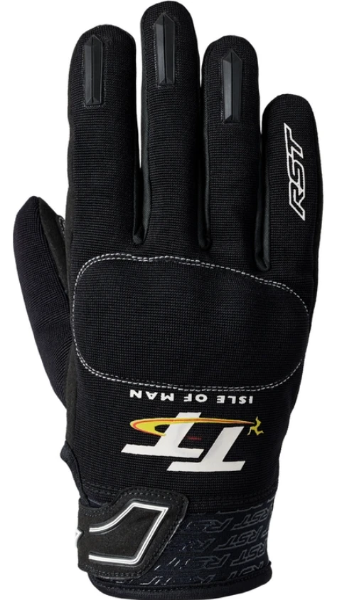 RST Iom TT Team Evo Ce Mens Glove Black White 4 RST Iom TT Team Evo Ce Mens Glove Black White - Afbeelding 2