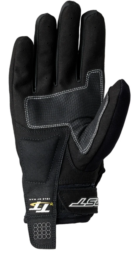 RST Iom TT Team Evo Ce Mens Glove Black White 3 RST Iom TT Team Evo Ce Mens Glove Black White