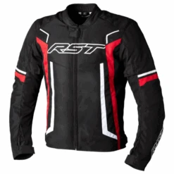 RST Pilot Evo Ce Mens Textile Jacket Black Red White