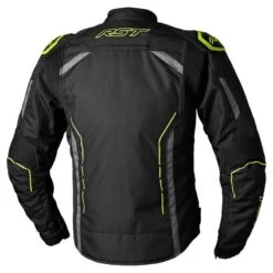 RST S-1 Ce Mens Textile Jacket Black Grey Flo Yellow