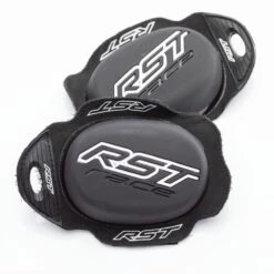 RST TPU Standard Knee Sliders With Puller Black White -Motorfiets Accessoires Verkoop rst tpu standard knee sliders with puller black white 2