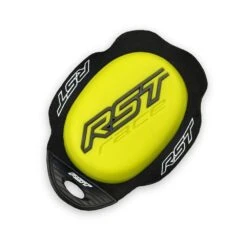 RST TPU Standard Knee Sliders With Puller Fluo Yellow -Motorfiets Accessoires Verkoop rst tpu standard knee sliders with puller fluo yellow 1
