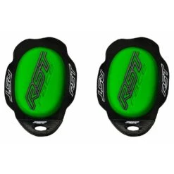 RST TPU Standard Knee Sliders With Puller Neon Green -Motorfiets Accessoires Verkoop rst tpu standard knee sliders with puller neon green 2