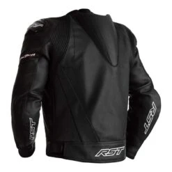RST Tractech Evo 4 Ce Mens Leather Jacket Black Black