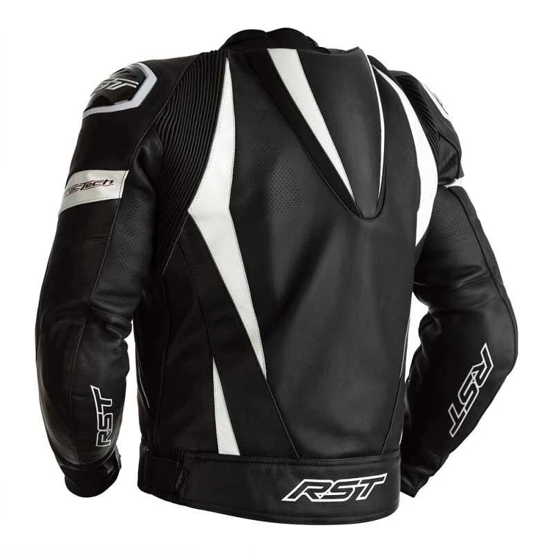 RST Tractech Evo 4 Ce Mens Leather Jacket Black White 4 RST Tractech Evo 4 Ce Mens Leather Jacket Black White - Afbeelding 2