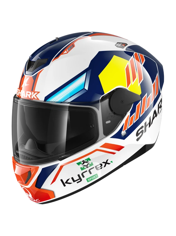 Shark D-Skwal 2 Replica Jorge Martin Wit Blauw Rood WBR Integraalhelm 4 Shark D-Skwal 2 Replica Jorge Martin Wit Blauw Rood WBR Integraalhelm - Afbeelding 2