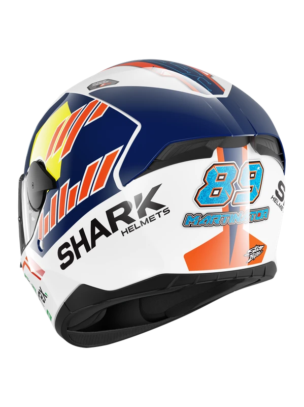 Shark D-Skwal 2 Replica Jorge Martin Wit Blauw Rood WBR Integraalhelm 3 Shark D-Skwal 2 Replica Jorge Martin Wit Blauw Rood WBR Integraalhelm