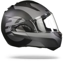 Shark Evo ES Kedje Mat Zwart Antraciet Zwart KAK Systeemhelm