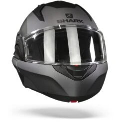 Shark Evo ES Kedje Mat Zwart Antraciet Zwart KAK Systeemhelm -Motorfiets Accessoires Verkoop shark evo es kedje mat black anthracite black kak.35