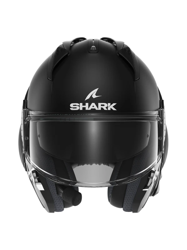 Shark Pack Evo GT N-Com B802 Blank Mat Zwart Mat KMA Systeemhelm 7 Shark Pack Evo GT N-Com B802 Blank Mat Zwart Mat KMA Systeemhelm - Afbeelding 5
