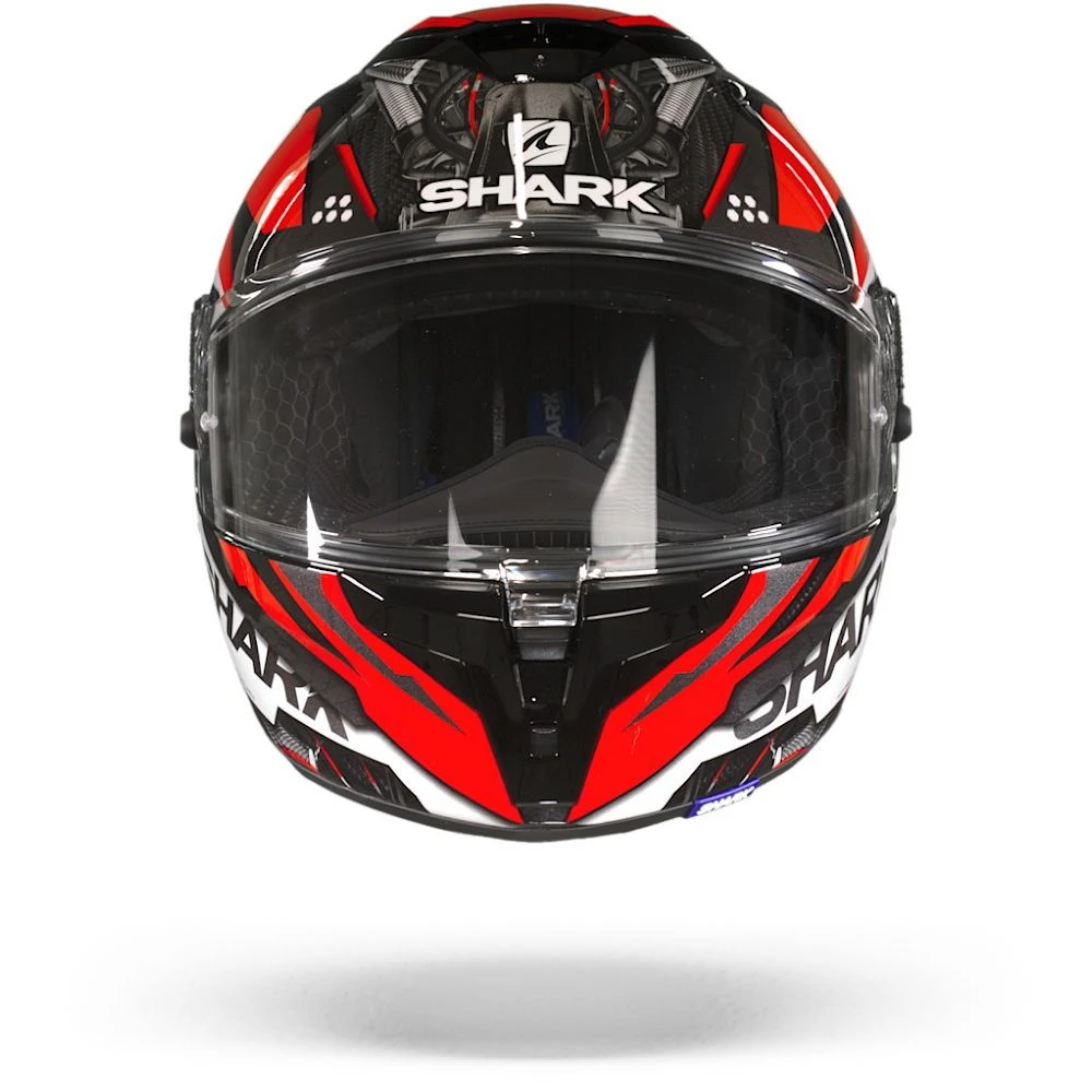 Shark Spartan GT Carbon Urikan Carbon Rood Wit DRW Integraalhelm 4 Shark Spartan GT Carbon Urikan Carbon Rood Wit DRW Integraalhelm - Afbeelding 2